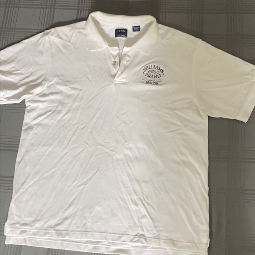 IZOD White Polo